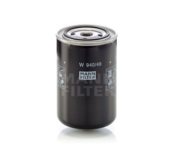 W940/49 Фильтр масляный Mann filter - фото 11849