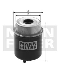WK8117 Фильтр топливный Mann filter - фото 12311