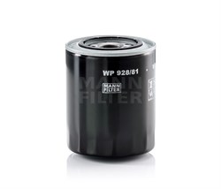 WP928/81 Фильтр масляный с основным и вторичным потоком масла Mann filter - фото 13088