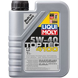 7500 Моторное масло  Top Tec 4100 5W-40, 1 л Liqui Moly