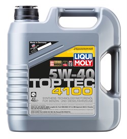 7547 Моторное масло Top Tec 4100 5W-40, 4 л Liqui Moly