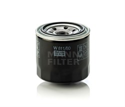W811/80 Фильтр масляный Mann filter - фото 4556