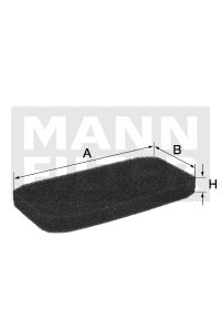 CU53001 Салонный фильтр Mann filter - фото 7306