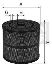 H341070/40 Фильтр EDM Mann filter - фото 7798