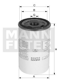 LB11102/20 Фильтр маслоуловитель Mann filter - фото 9002