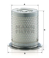 LE11002X Воздушно-масляный сепаратор Mann filter - фото 9062