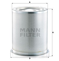 LE12001X Воздушно-масляный сепаратор Mann filter - фото 9065