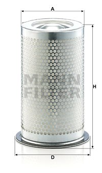 LE13012X Воздушно-масляный сепаратор Mann filter - фото 9077