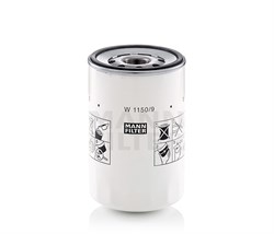 W1150/9 Фильтр масляный Mann filter - фото 9562
