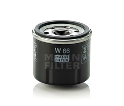 W66 Фильтр масляный Mann filter - фото 9632