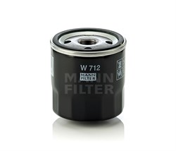 W712 Фильтр масляный Mann filter - фото 9655