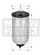 WK10017X Фильтр топливный Mann filter