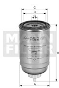 WK716/2X Фильтр топливный Mann filter