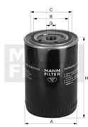WP931 Фильтр масляный с основным и вторичным потоком масла Mann filter