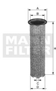 CF924 Воздушный ( вторичный ) фильтр Mann filter
