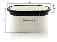 CP24420 Воздушный фильтр Mann filter COMPACPLUS Mann filter