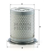 LE15011 Воздушно-масляный сепаратор Mann filter