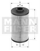 PU10026X Фильтр топливный безметаллический Mann filter