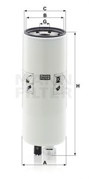 WK9020X Фильтр топливный Mann filter WK9020X