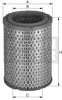 C1369 Воздушный фильтр Mann filter C1369