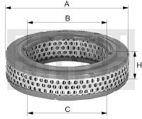 C1540/3 Воздушный фильтр Mann filter C15403