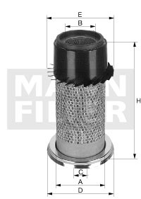 C1588 Воздушный фильтр Mann filter C1588
