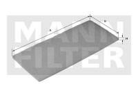CU1550037(4) Салонный фильтр Mann filter CU1550037(4)