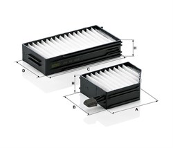CU21002-2 Салонный фильтр Mann filter CU210022