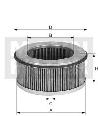 CUK33128 Салонный фильтр с активированным углем Mann filter CUK33128