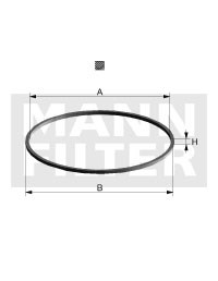 DI74-04 Уплотнение для фильтра Mann filter DI7404