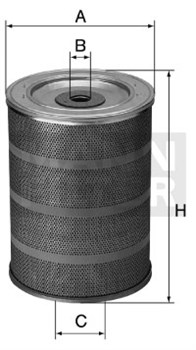 H341158/20 Масляный фильтр Mann filter H34115820