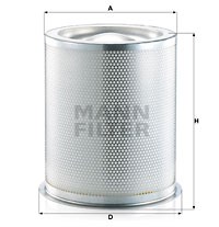 LE66004X Воздушно-масляный сепаратор Mann filter LE66004X