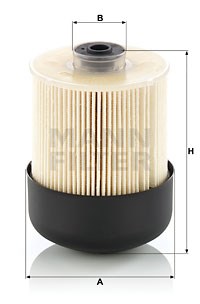 PU9009ZKIT Фильтр топливный безметаллический Mann filter PU9009ZKIT