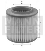 C1237 Воздушный фильтр Mann filter C1237