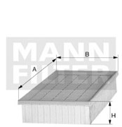 C2860/3 Воздушный фильтр Mann filter C28603