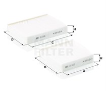 CU21000-2 Салонный фильтр Mann filter CU210002