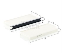 CU2418-2 Салонный фильтр Mann filter CU24182