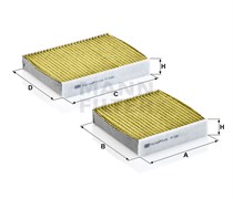 FP21000-2 Салонный фильтр FreciousPlus Mann filter FP210002