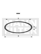 DI508-00 Уплотнение для фильтра Mann filter DI50800