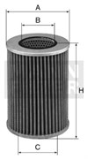 HD1258/2 Масляный фильтр высокого давления Mann filter HD12582