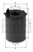 HU7016X Масляный фильтр безметаллический  Mann filter HU7016X