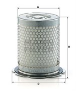 LE24002X Воздушно-масляный сепаратор Mann filter LE24002X