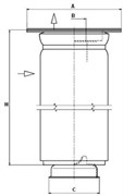LE5025 Воздушно-масляный сепаратор Mann filter LE5025